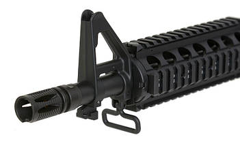 Страйкбольний аналог карабіна M4 CQBR CM.002 FULL METAL — BLACK [CYMA], фото 4