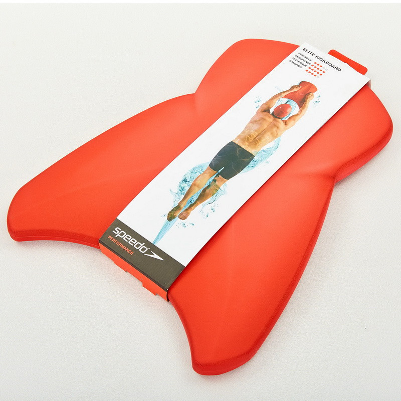 Дошка для плавання SPEEDO ELITE KICK BOARD (EVA, р-р 43x34x3см, червоний)