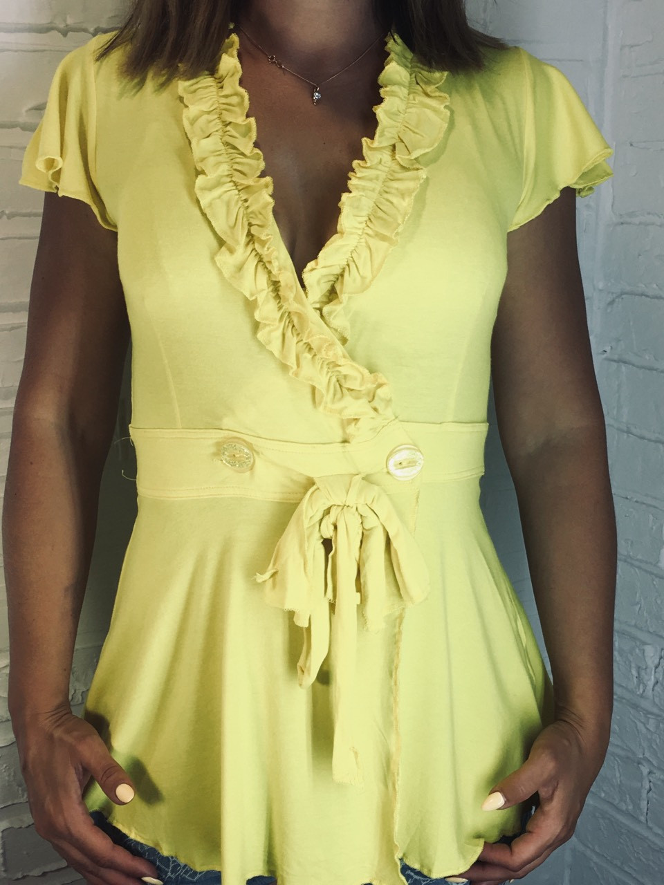 Блуза жіноча F29 FIFAYID жовта