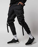 Молодежные мужские штаны Yoshimitsu практичные качественные оригинальные (черные)