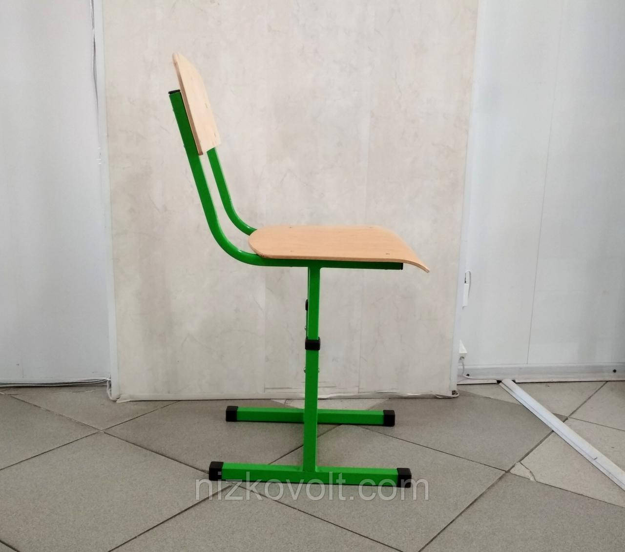 Стілець учнівський з квадратної труби, регульований на ростові групи № 4-6, фото 1