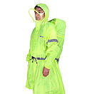 Дощовик пончо плащ-палатка накидка від дощу на рюкзак до 80 літрів Bluefield розмір XL, фото 5