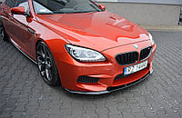 Сплиттер BMW M6 F06 элерон тюнинг переднего бампера (V1)