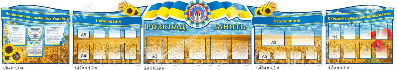 Презентаційний комплект стендів для техніків, училищ
