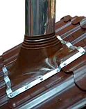 Майстер флеш коричневий кутовий (Ø200-340 мм) 20-45° універсальний майстер-флеш напівкруглий, фото 8