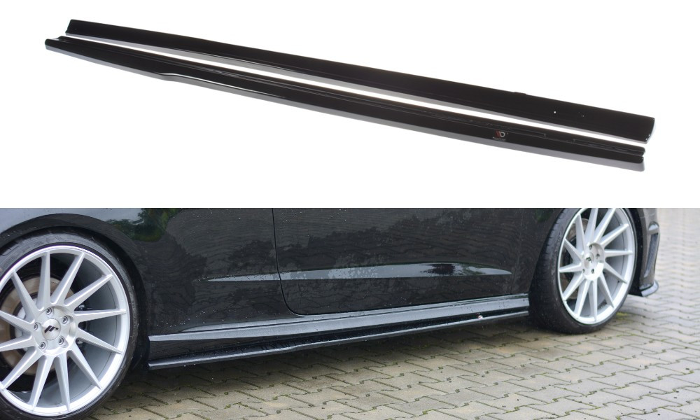Пороги Audi A3 8V S-Line \ S3 8V елерон тюнінг обвіс (3 двері)