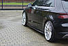 Пороги Audi A3 8V S-Line \ S3 8V елерон тюнінг обвіс (3 двері), фото 4