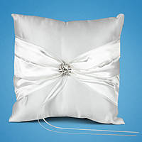 Подушечка для обручних кілець у яскраво-білих тонах