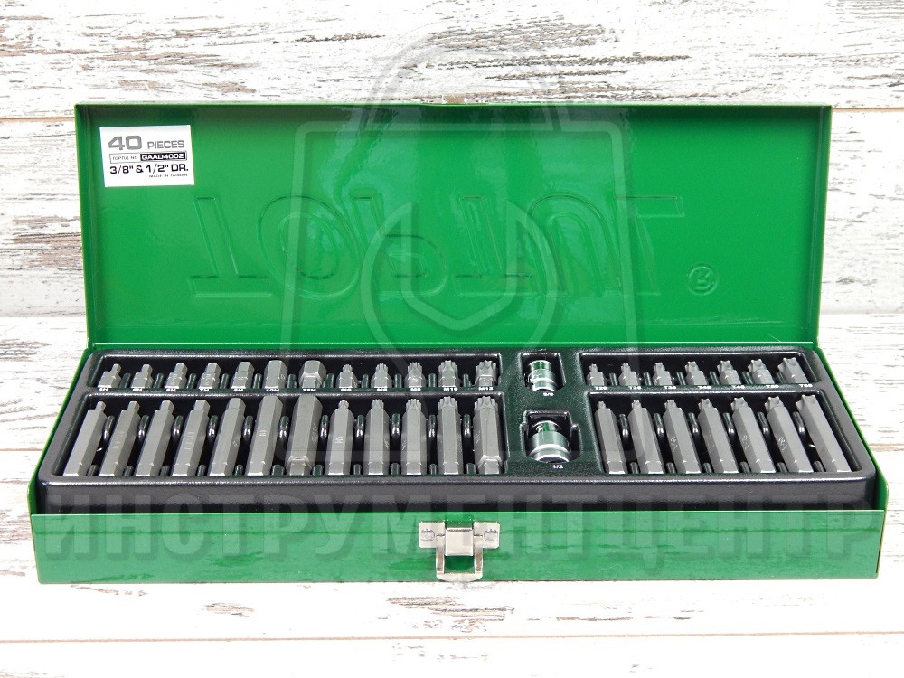 Набор бит Toptul GAAD4002 (40 предметов)