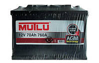 Аккумулятор Mutlu Start-Stop AGM 70Ah R+ 760A