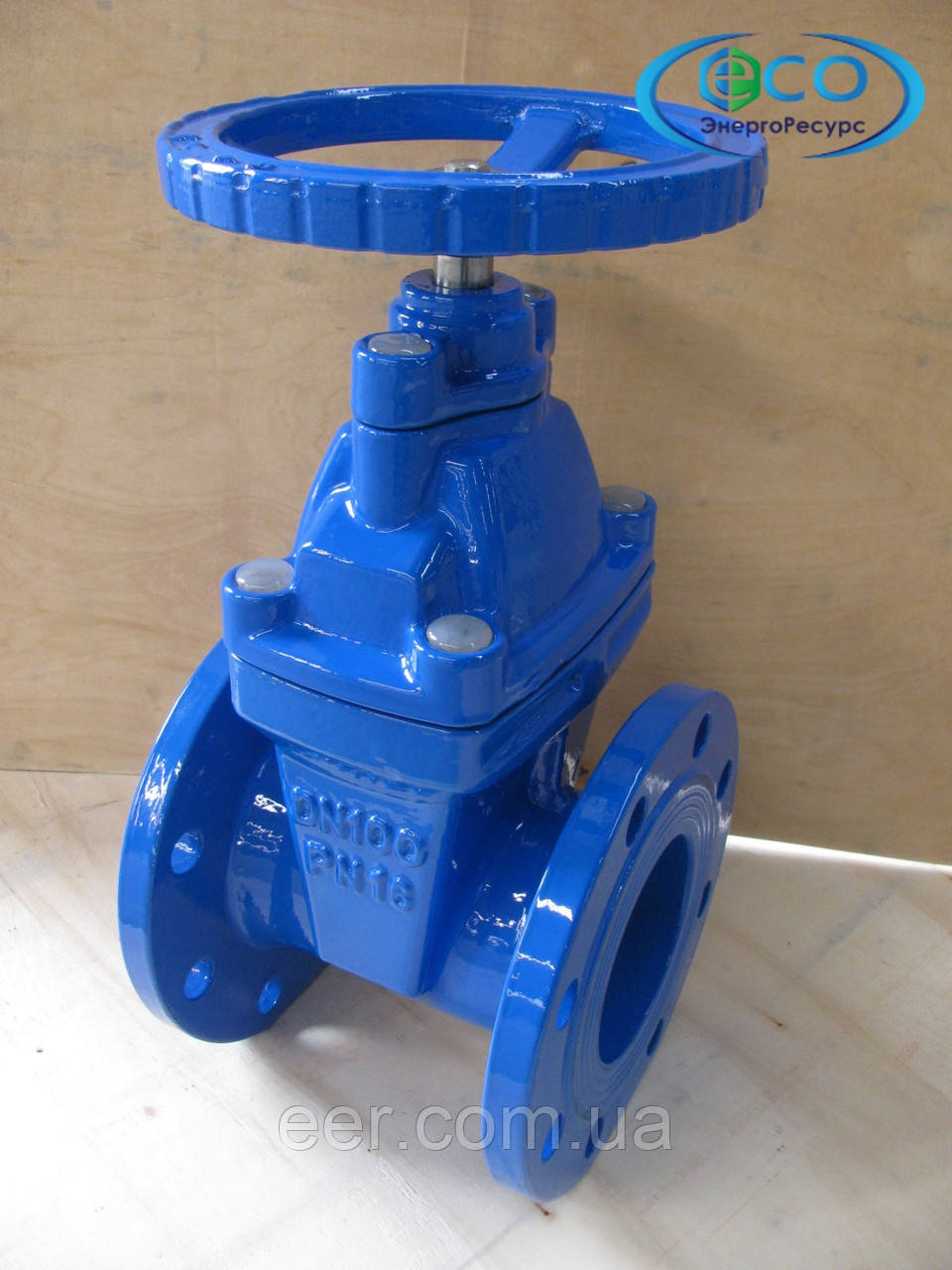 Засувка DN150 DIN 3352 F4 з гумованим клином, фото 1