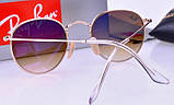 Жіночі сонцезахисні окуляри в стилі RAY BAN 3447 001/51 LUX, фото 2