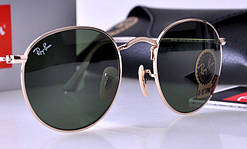 Чоловічі сонцезахисні окуляри Ray Ban Round 3447 001 LUX