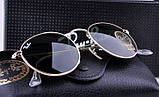 Жіночі сонцезахисні окуляри Ray ban round 3447 001 LUX, фото 4