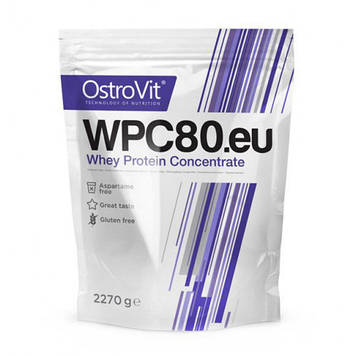 Сироватковий протеїн (білок) OstroVit WPC80.eu (2,27 кг)