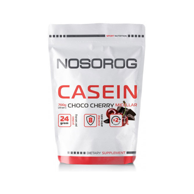 Протеїн міцелярні казеїн Носоріг / Nosorig Nutrition Micellar Casein 700 г вишня