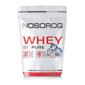 Сироватковий протеїн Носоріг / Nosorig Nutrition Whey protein 1 кг без смаку