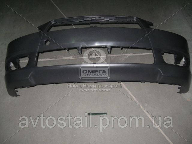Бампер передний на Mitsubishi Lancer X без отверстий под клыки (TEMPEST) 036 0359 900 - фото 1 - id-p104114537