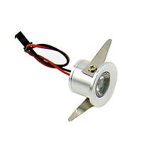 Точковий світлодіодний світильник LED 1w DL-C109 Теплий білий