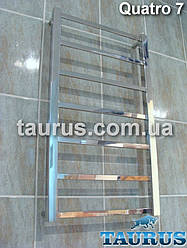 Стильна Нержавіюча сушарка для рушників Quatro 7/750х450 у водяній, електричній і подвійній версії