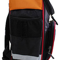 Рюкзак шкільний каркасний з ліхтариками Bagland Успіх 12л (00551703 5513 чорний 175К), фото 3