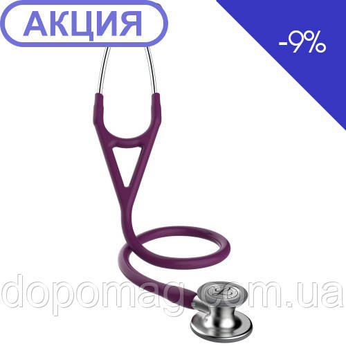 Кардіологічний стетоскоп 3M Littmann Cardiology IV сливовий 6156