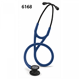 Кардіологічний стетоскоп 3M Littmann Cardiology IV темно-синій з чорною головкою 6168, фото 6