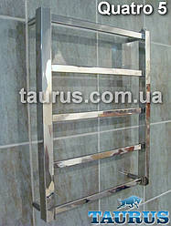 Нержавіюча водяна, електро, комбінована сушарка для рушників 2 в 1 (вода + ТЕН): Quatro 5/550х500