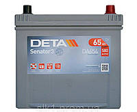 Аккумулятор Deta Senator 3 Carbon Boost Asia 65Ah JR+ 580A