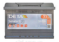 Аккумулятор Deta Senator 3 Carbon Boost 77Ah R+ 760A