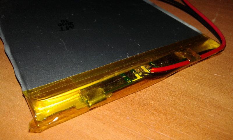Акумулятор універсальний 34*50*4 мм Polymer battery 700mAh, фото 1