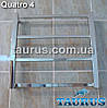 Маленька н/ж сушарка для рушників Quatro 4/450х500. Плоскі труби 20х10. Комбі, вода або ТЕН, фото 3