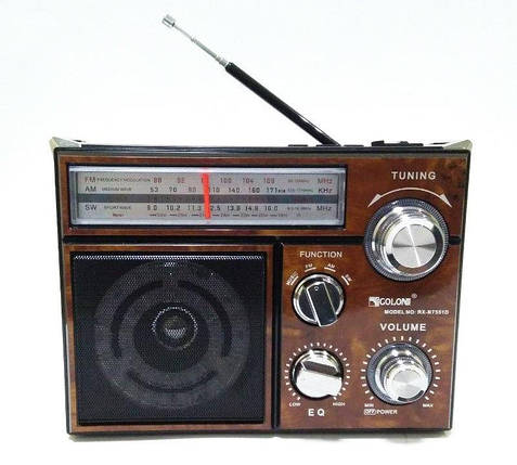 Радіо RX 553D FM/AM/SW1-2 радіоприймач для відпочинку вдома дачі, фото 1