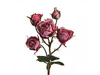 Ветка розы бордо 48 см.