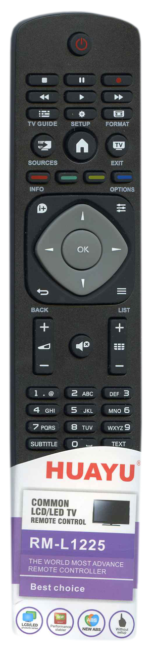 Пульт для телевізора Philips RM-L1225 (універсальний)