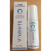 Пенка-мусс для чистки зубов V-White Fresh Clean для автоматической зубной щетки Beaver V-White V1(V2), 60 мл