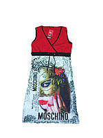 Летнее платье "Moschino" для девушек