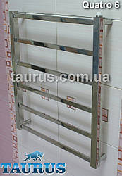 Плоский Quatro 6/650х450 сушарка для рушників для сучасної ванної кімнати. 3 версії нагрівання