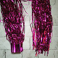 Шторка з фольги для фотозони, малинова 80 см х1,8 м