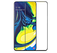Защитное стекло LUX для Samsung Galaxy A80 2019 (A805) Full Сover черный 0,3 мм в упаковке