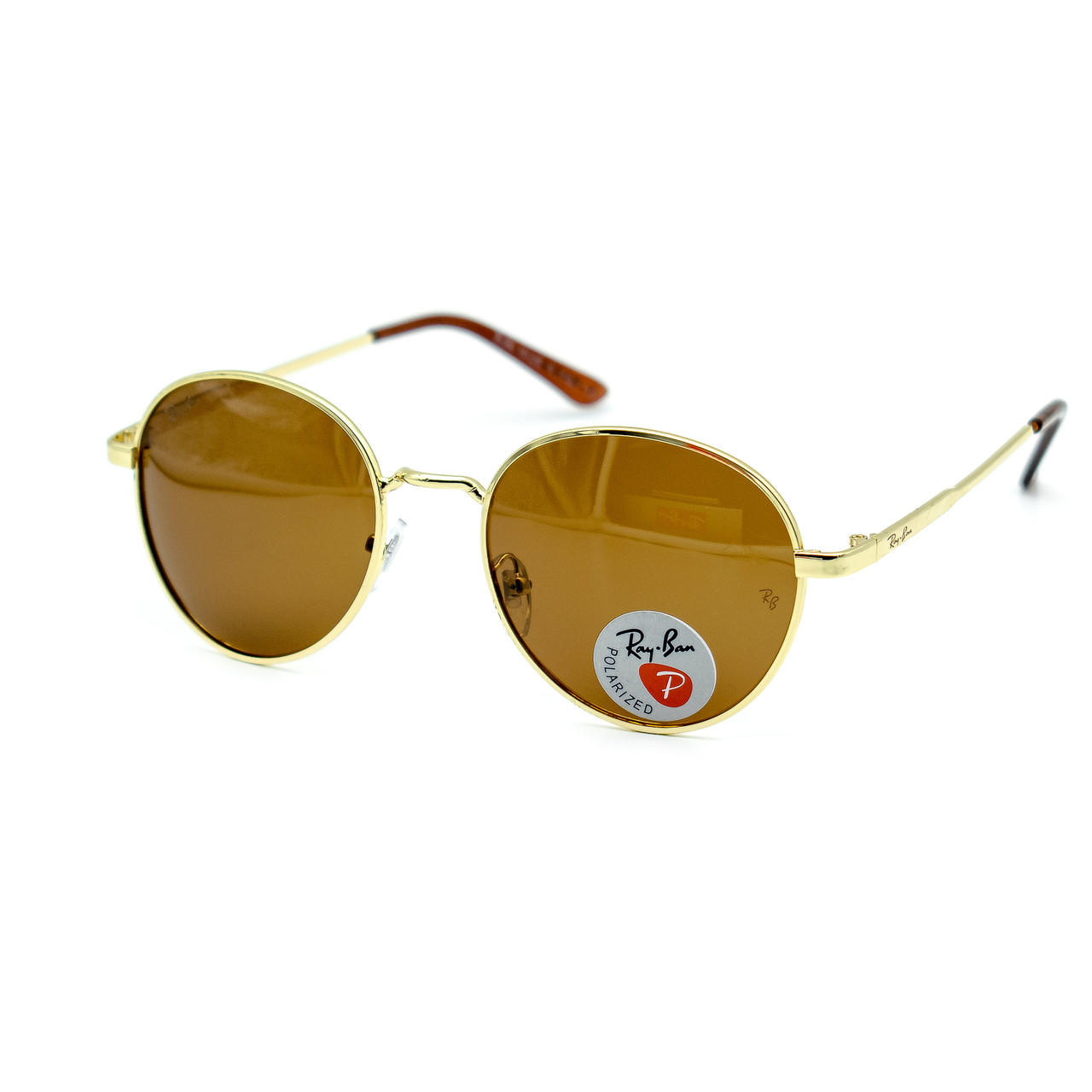 Окуляри Ray Ban Roud brown polarized