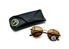 Окуляри Ray Ban Roud brown polarized, фото 6