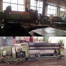 Розрівнювання, рубка, гнуття металевих листів (+380679445746)