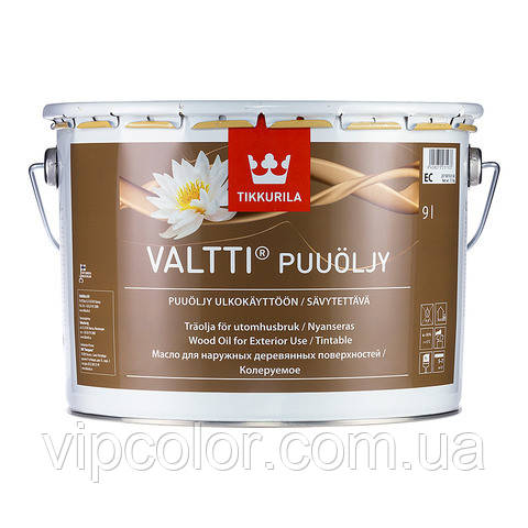Tikkurila Valtti PUUÖLJY масло для захисту деревини від вологи ЄС 2,7 л, фото 1