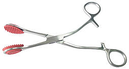 Тримач для мови з гумовими вставками Young. Довжина 16 см