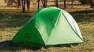 Намет двомісний туристичний з футпринтом Naturehike Star River 2 Silicone 20D Green, фото 4