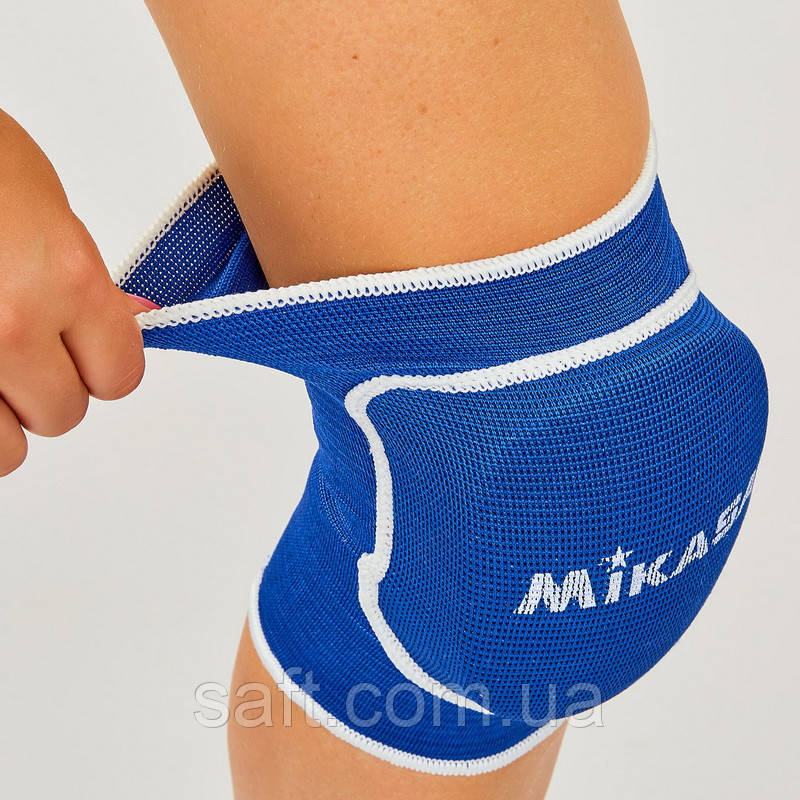 Наколенник волейбольный (2шт) MIKASA (PL, эластан, р-р S-L, синий) - фото 5 - id-p997843009