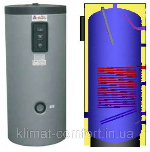 BSM 800 з фланцем діаметром 310 мм бойлер непрямого нагрівання