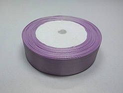 Стрічка атлас 2,5 см 23 метри лілова насичена