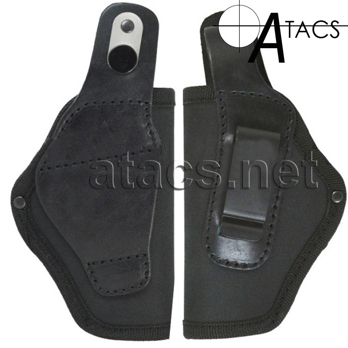 Кобура синтетична для Форт-12 ЛІВША, чорна зі скобою